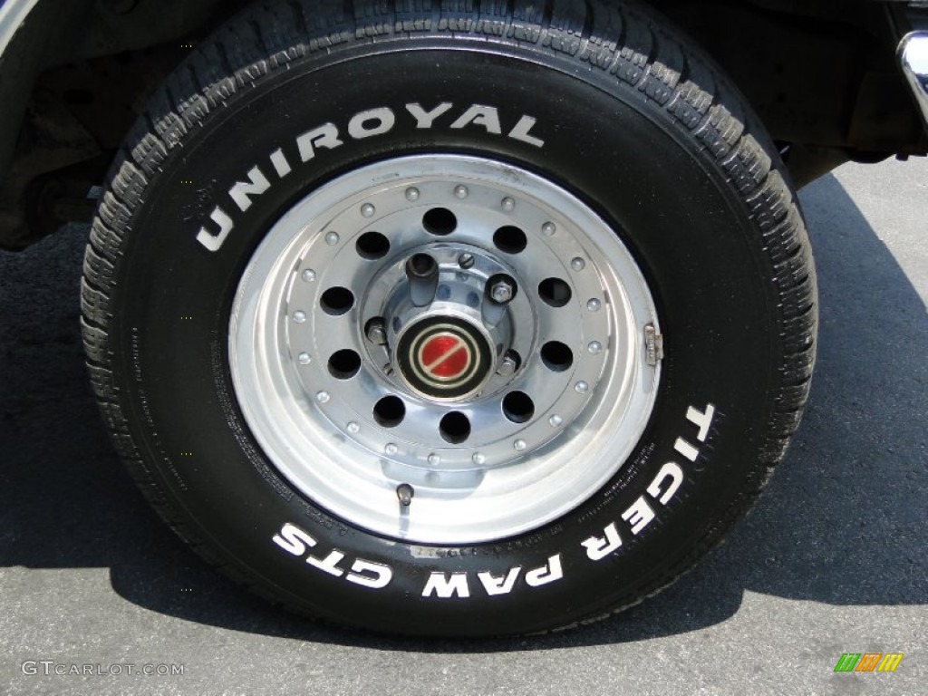 1991 F150 XLT Regular Cab - Dark Grey Metallic / Scarlet Red photo #27