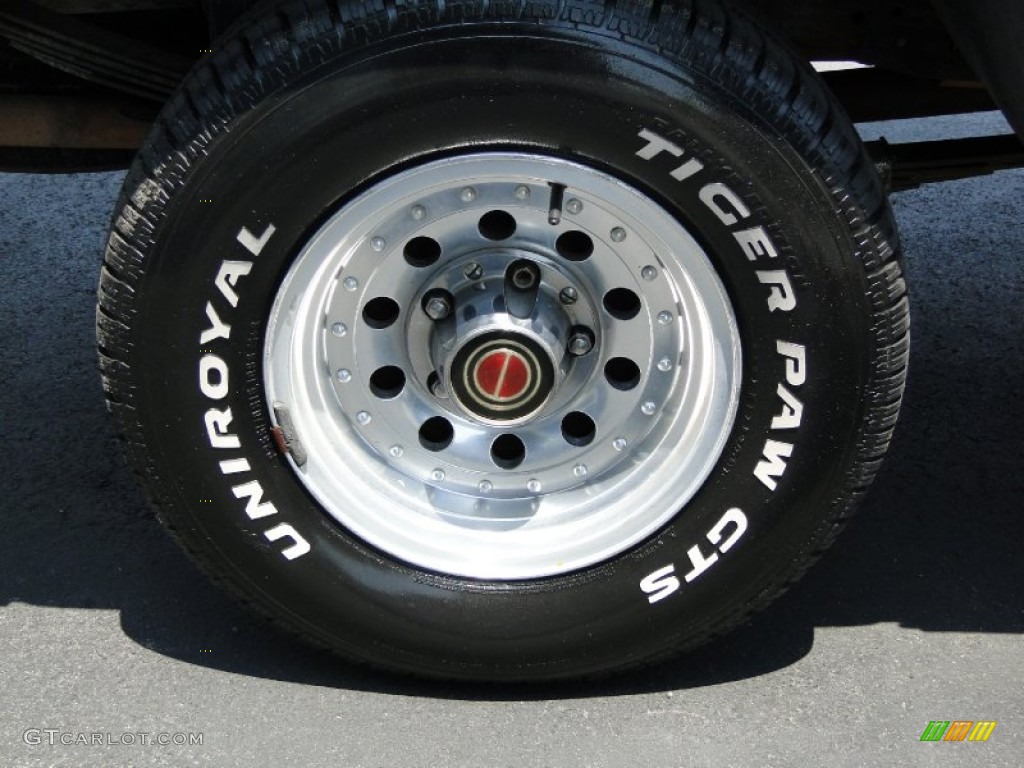 1991 F150 XLT Regular Cab - Dark Grey Metallic / Scarlet Red photo #28
