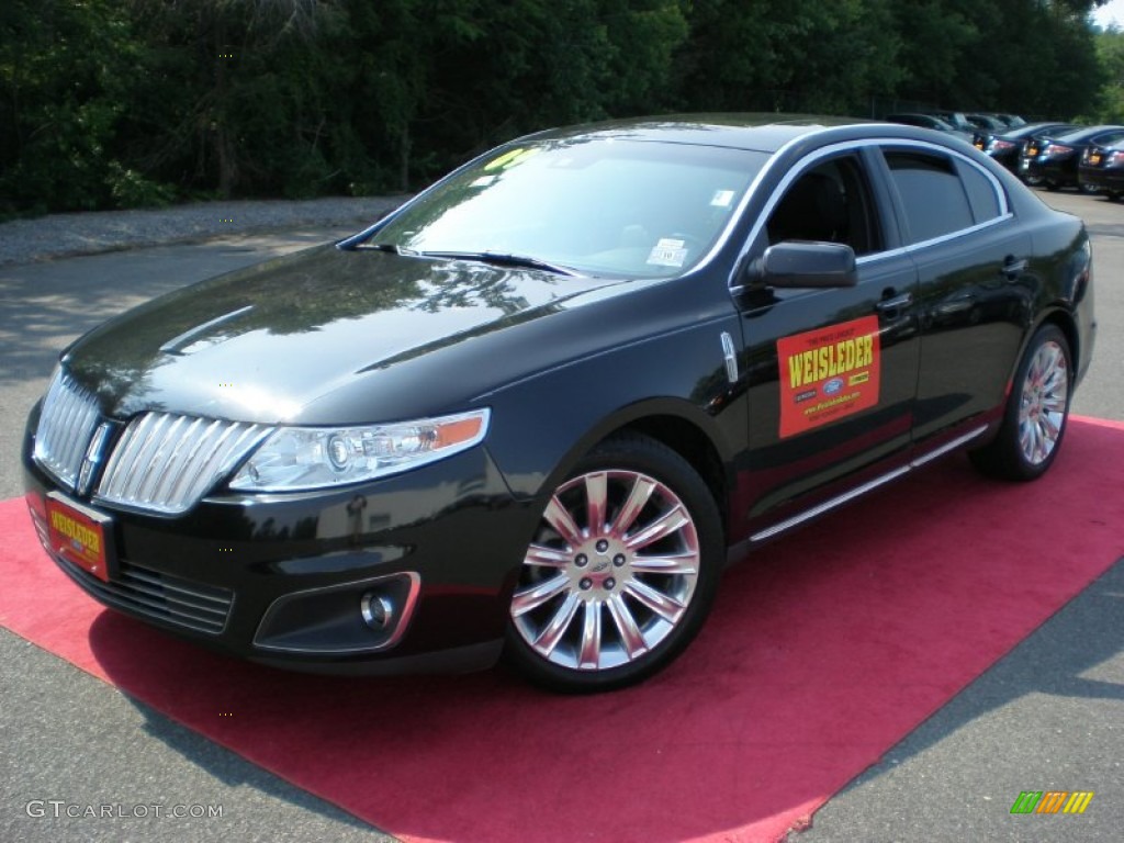 2009 MKS AWD Sedan - Tuxedo Black Metallic / Charcoal Black photo #1