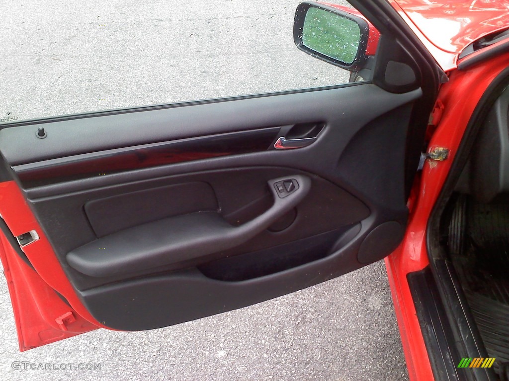 2000 3 Series 323i Sedan - Bright Red / Black photo #9