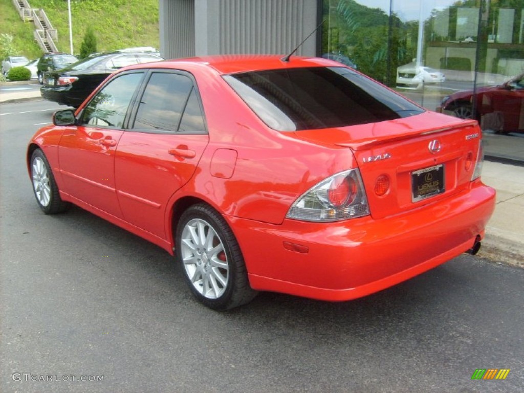 2005 IS 300 - Absolutely Red / Black photo #3