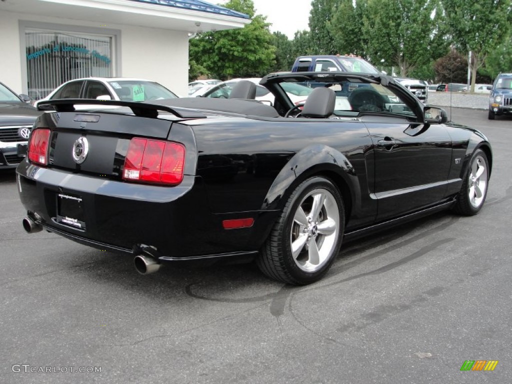 2007 Mustang GT Premium Convertible - Black / Dark Charcoal photo #6