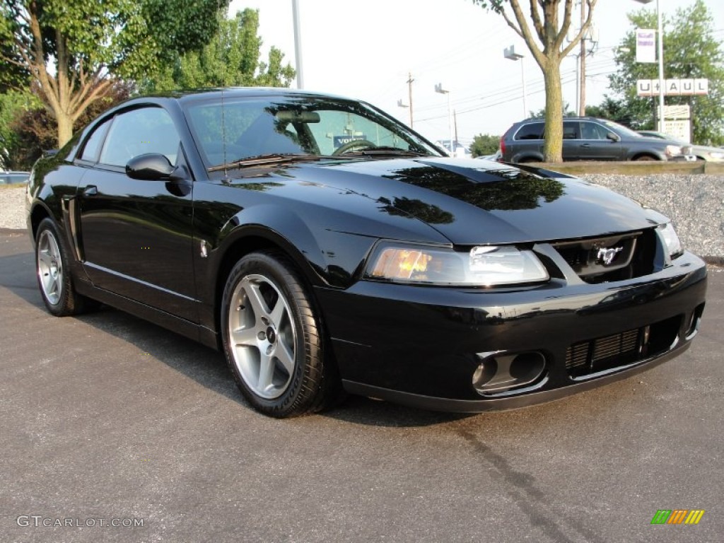 2003 Mustang Cobra Coupe - Black / Dark Charcoal/Medium Graphite photo #1