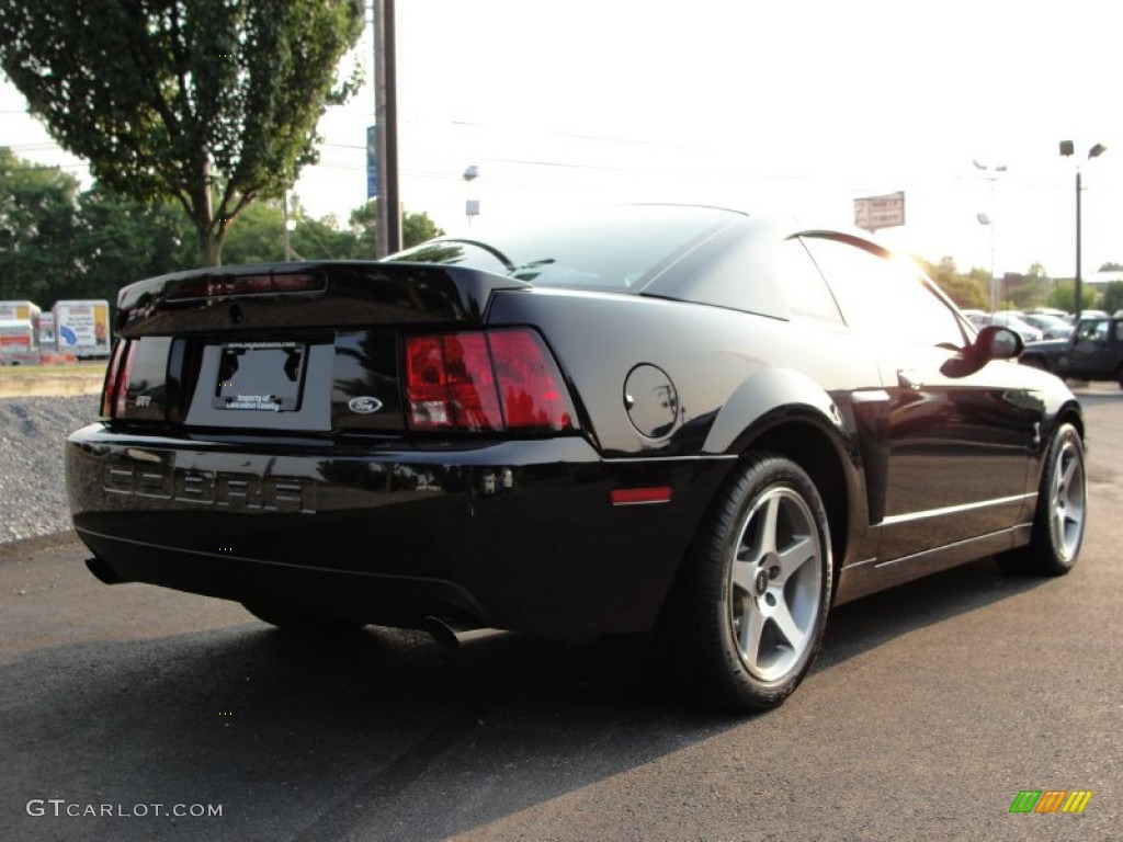 2003 Mustang Cobra Coupe - Black / Dark Charcoal/Medium Graphite photo #4