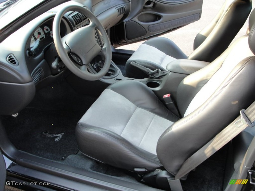 Dark Charcoal/Medium Graphite Interior 2003 Ford Mustang Cobra Coupe Photo #50436280