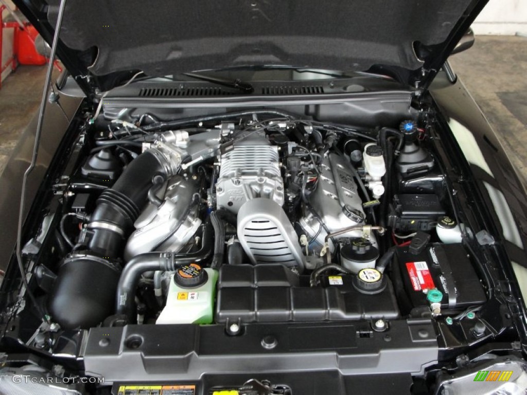 2003 Ford Mustang Cobra Coupe 4.6 Liter SVT Supercharged DOHC 32-Valve V8 Engine Photo #50436316