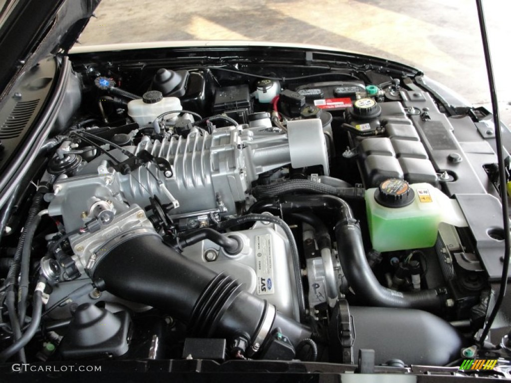 2003 Ford Mustang Cobra Coupe 4.6 Liter SVT Supercharged DOHC 32-Valve V8 Engine Photo #50436331