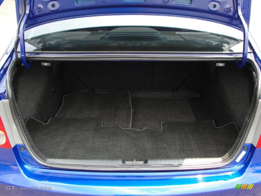 2008 Civic Si Sedan - Fiji Blue Pearl / Black photo #15