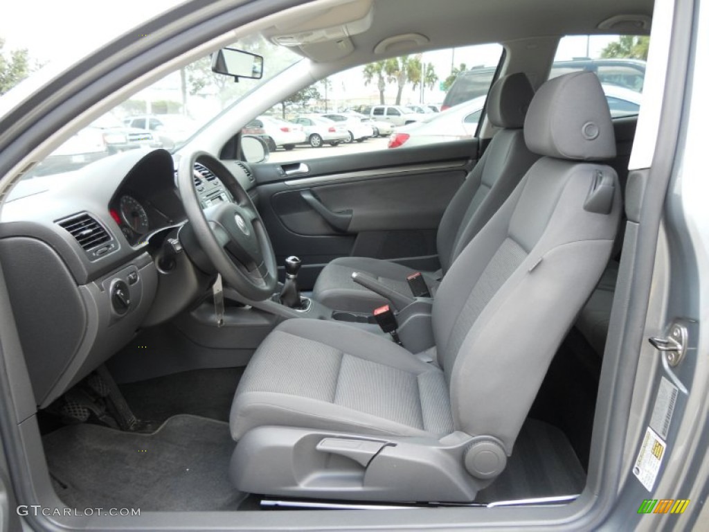 Anthracite Interior 2007 Volkswagen Rabbit 2 Door Photo #50437039