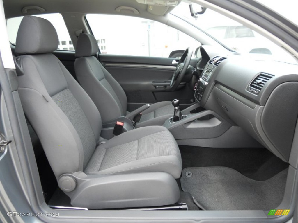 Anthracite Interior 2007 Volkswagen Rabbit 2 Door Photo #50437069