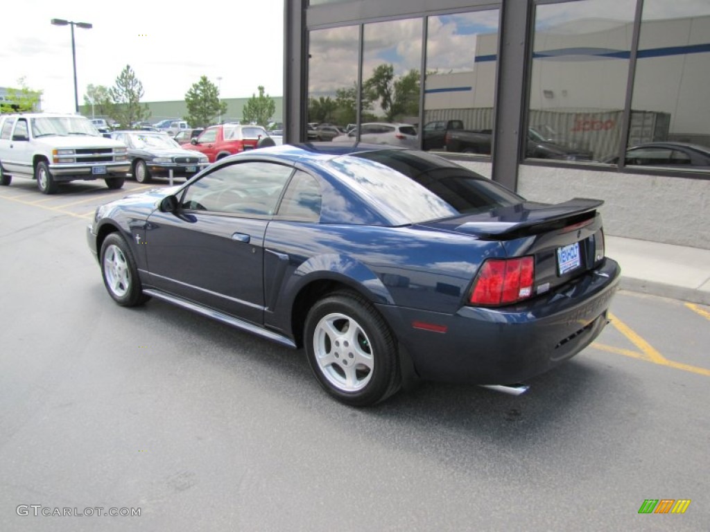 2003 Mustang V6 Coupe - True Blue Metallic / Dark Charcoal/Medium Parchment photo #24