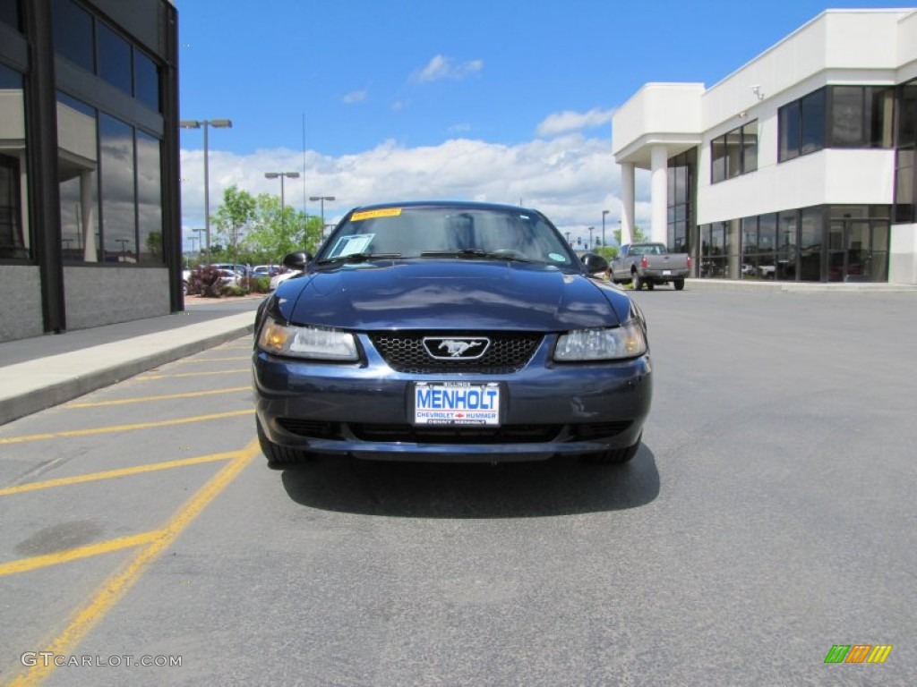 2003 Mustang V6 Coupe - True Blue Metallic / Dark Charcoal/Medium Parchment photo #27