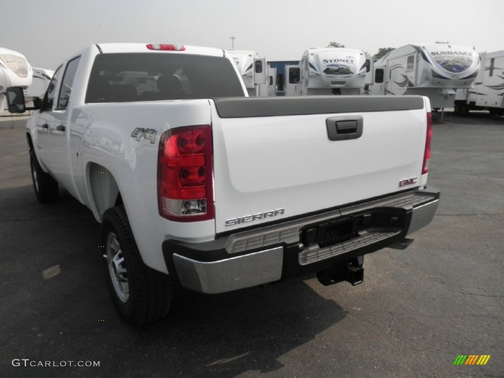 2011 Sierra 2500HD Work Truck Crew Cab 4x4 - Summit White / Dark Titanium photo #15