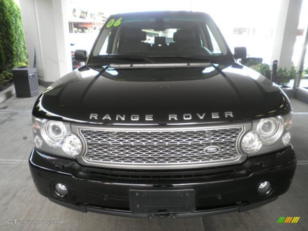 2006 Range Rover Supercharged - Java Black Pearl / Jet Black/Jet photo #2
