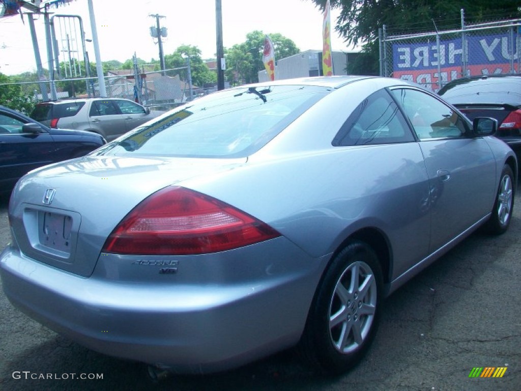2003 Accord EX V6 Coupe - Satin Silver Metallic / Black photo #2