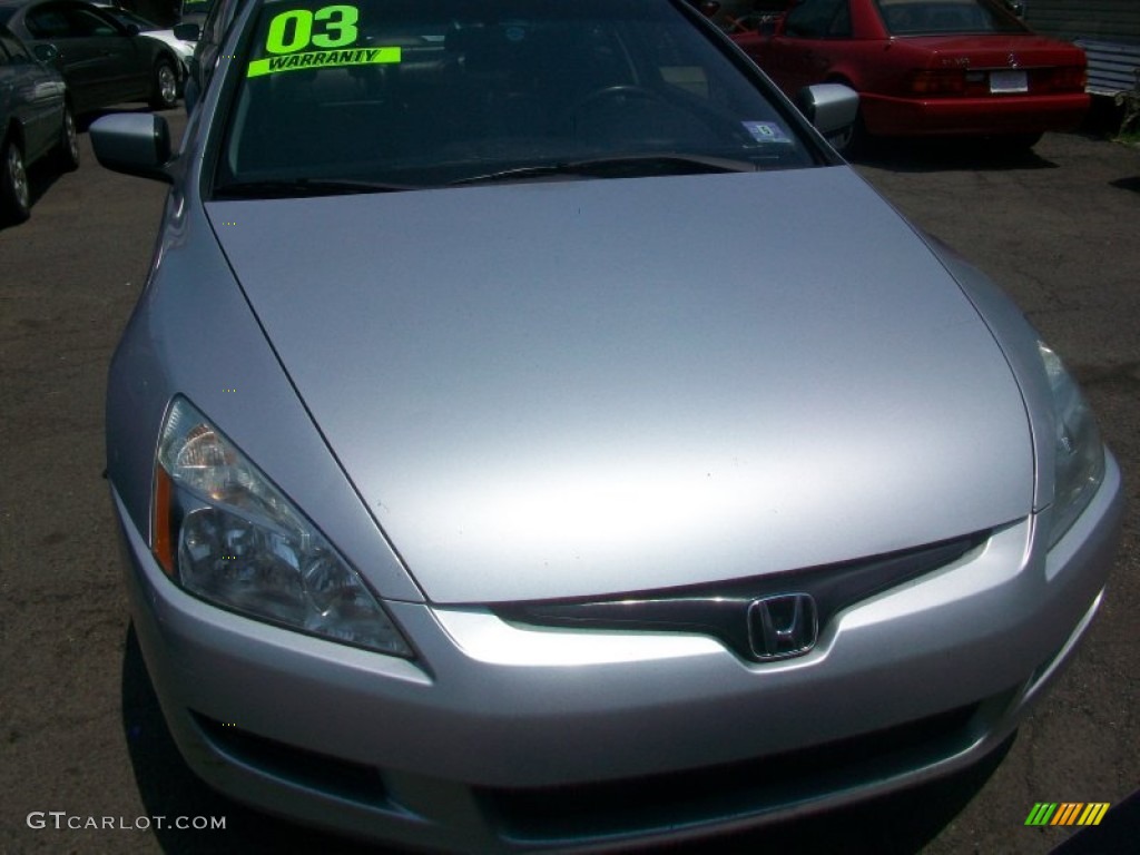 2003 Accord EX V6 Coupe - Satin Silver Metallic / Black photo #3
