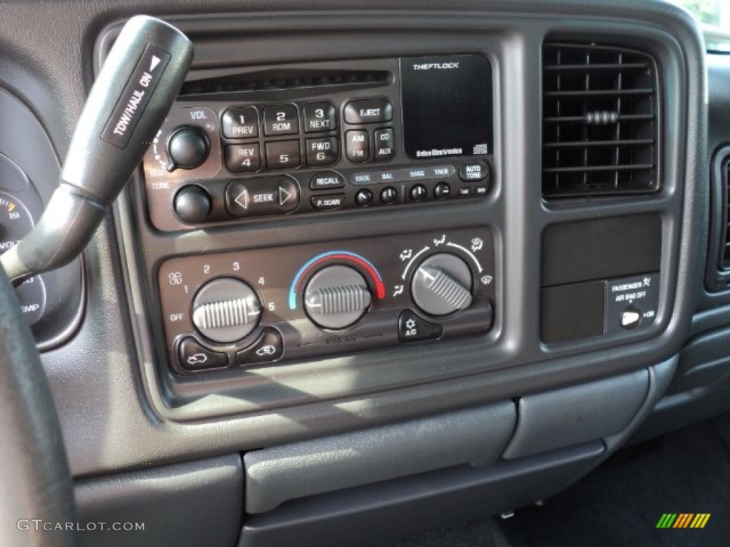 2002 Silverado 1500 LS Extended Cab - Light Pewter Metallic / Graphite Gray photo #7