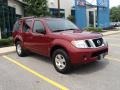 2008 Red Brawn Nissan Pathfinder S 4x4  photo #3