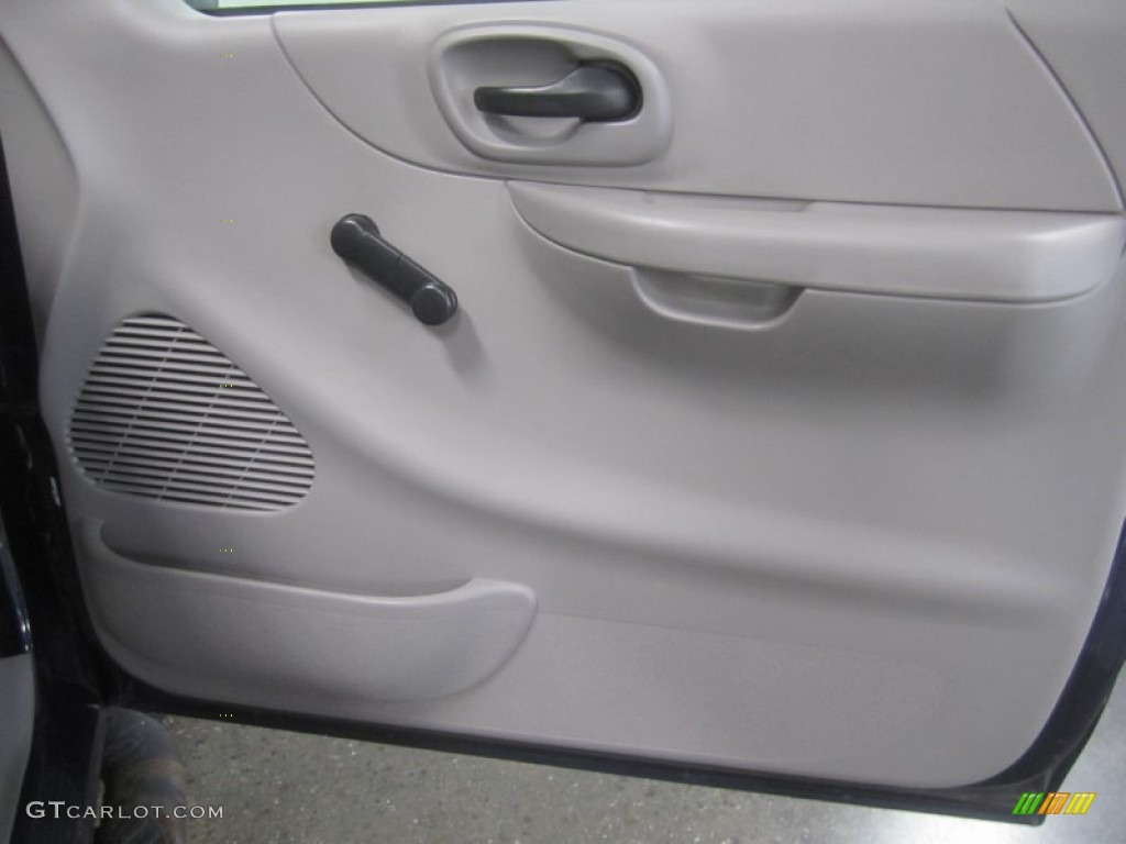 2002 Ford F150 XLT SuperCab 4x4 Medium Graphite Door Panel Photo #50441698