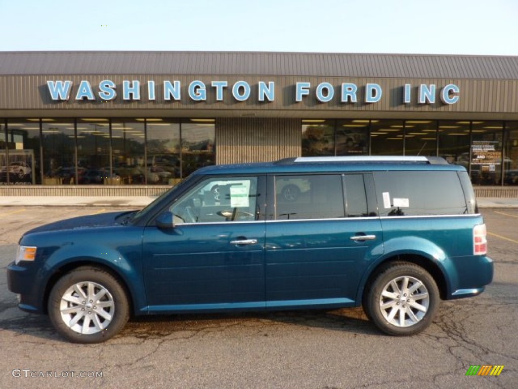 Mediterranean Blue Metallic Ford Flex