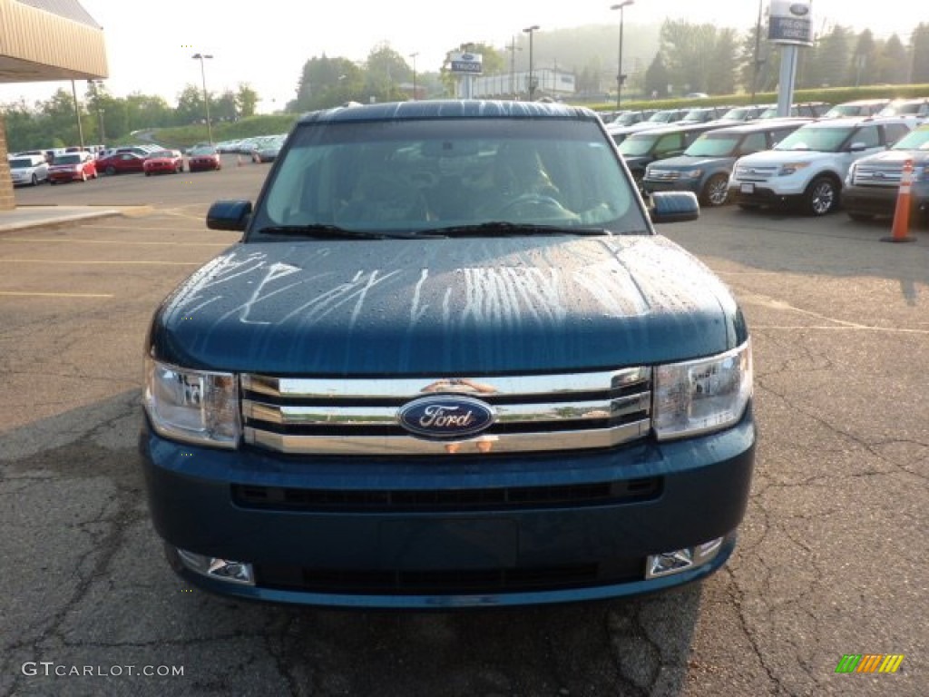 2011 Flex SEL - Mediterranean Blue Metallic / Medium Light Stone photo #7