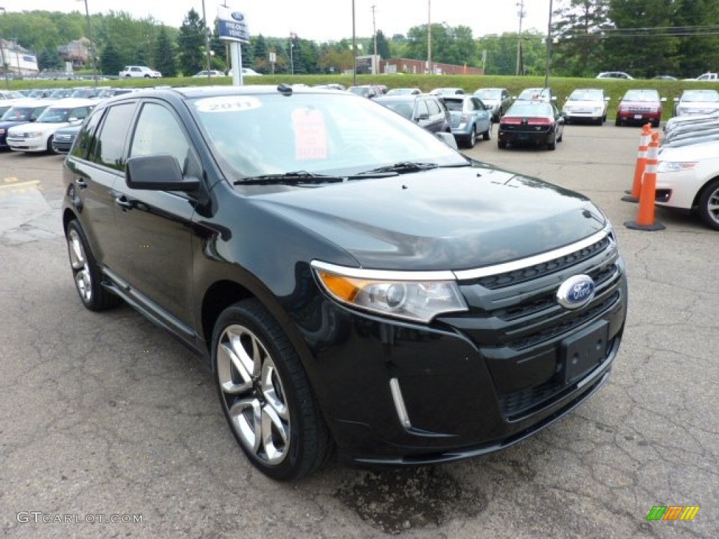 Tuxedo Black Metallic 2011 Ford Edge Sport AWD Exterior Photo #50442025