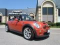 2006 Hot Orange Metallic Mini Cooper S Convertible  photo #1