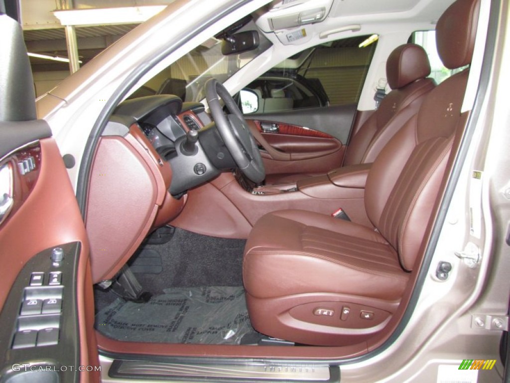 Chestnut Interior 2008 Infiniti EX 35 Journey Photo #50444657