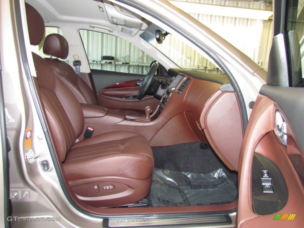 Chestnut Interior 2008 Infiniti EX 35 Journey Photo #50444672