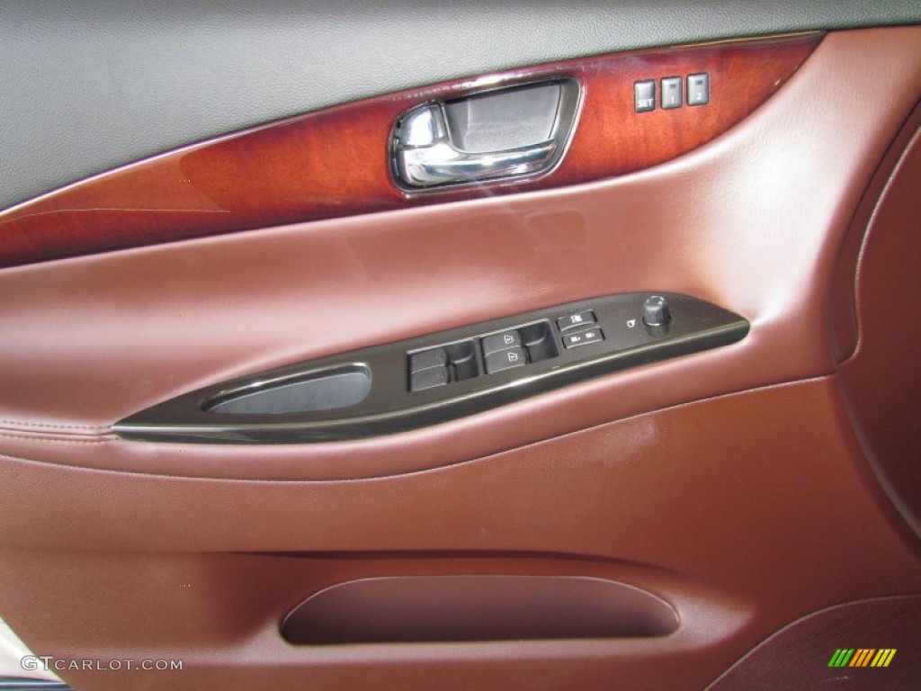 2008 Infiniti EX 35 Journey Chestnut Door Panel Photo #50444699