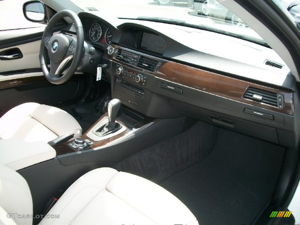 2011 BMW 3 Series 328i xDrive Coupe Oyster/Black Dakota Leather Dashboard Photo #50445168