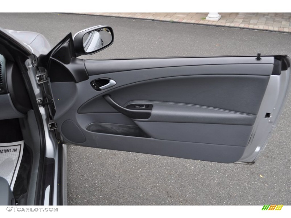 2004 Saab 9-3 Arc Convertible Slate Gray Door Panel Photo #50446265