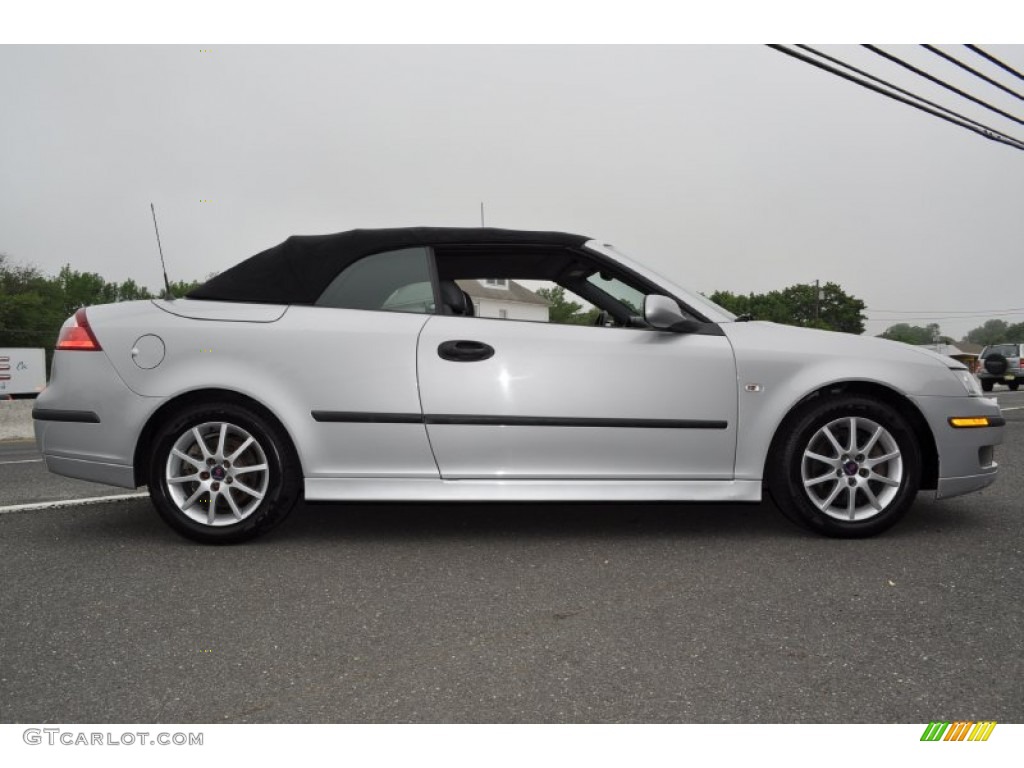 Silver Metallic 2004 Saab 9-3 Arc Convertible Exterior Photo #50446307