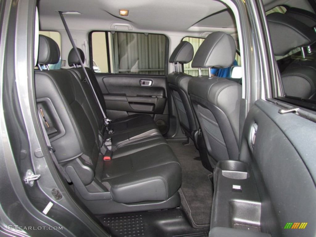 Black Interior 2009 Honda Pilot Touring Photo #50447244