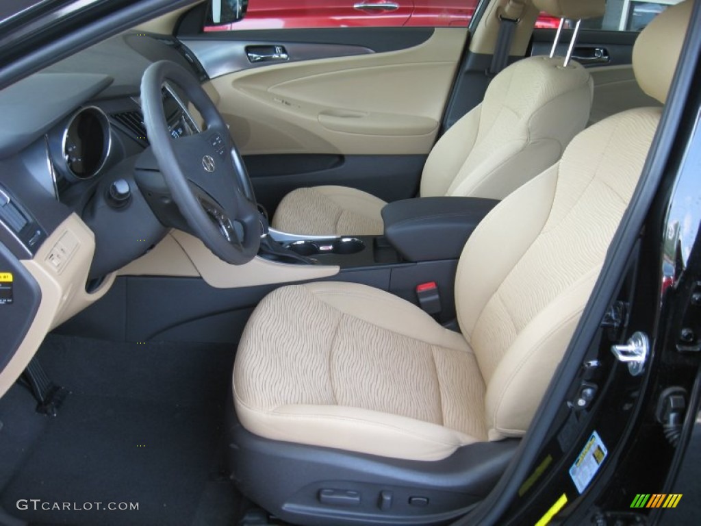 Camel Interior 2011 Hyundai Sonata Hybrid Photo #50447564