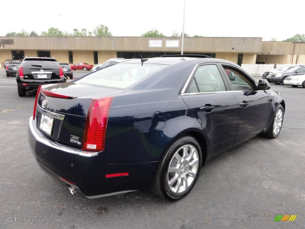2008 CTS Sedan - Blue Chip / Cashmere/Cocoa photo #8
