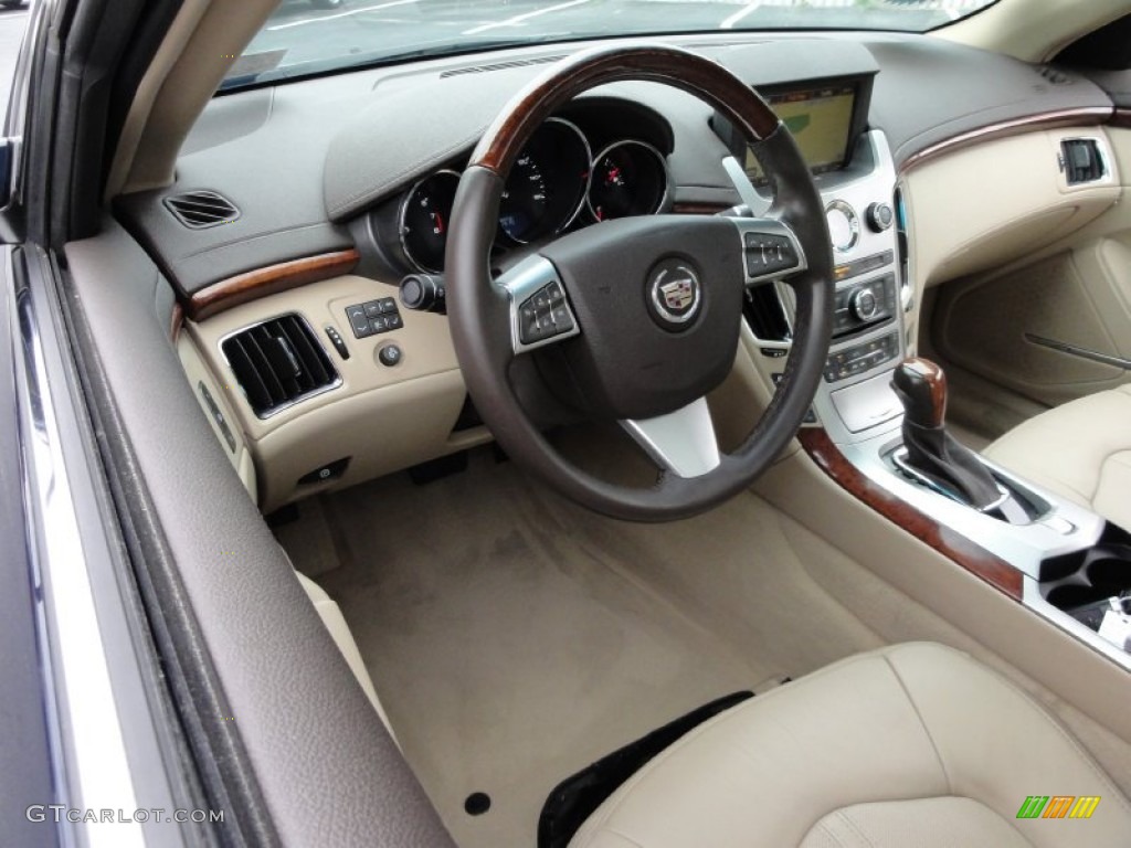 2008 Cadillac CTS Sedan Cashmere/Cocoa Dashboard Photo #50447702