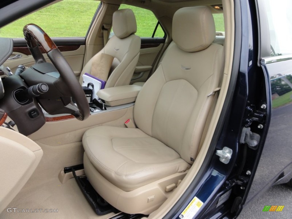 Cashmere/Cocoa Interior 2008 Cadillac CTS Sedan Photo #50447771