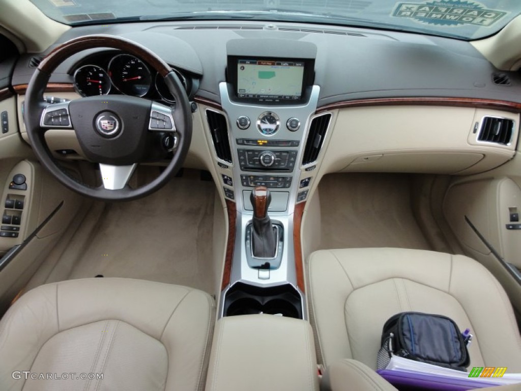 2008 Cadillac CTS Sedan Cashmere/Cocoa Dashboard Photo #50447919