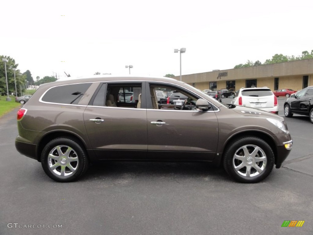 2008 Enclave CXL - Cocoa Metallic / Cashmere/Cocoa photo #7