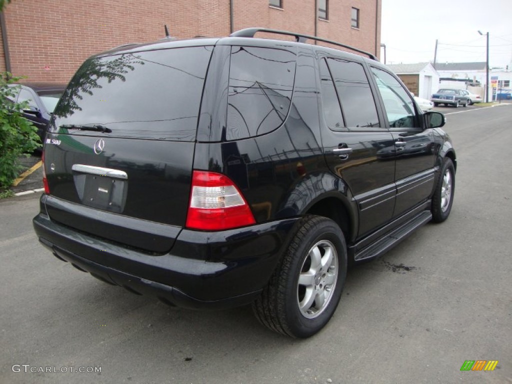 Black 2004 Mercedes-Benz ML 500 4Matic Exterior Photo #50448764