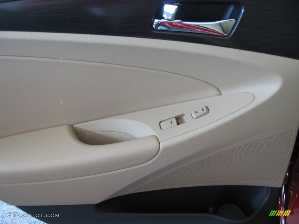 2011 Sonata Limited 2.0T - Venetian Red / Camel photo #18