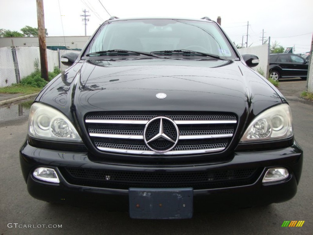 Black 2004 Mercedes-Benz ML 500 4Matic Exterior Photo #50448848