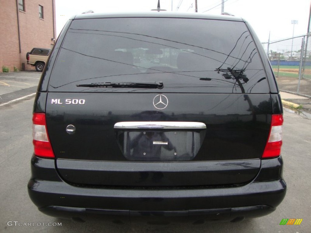 Black 2004 Mercedes-Benz ML 500 4Matic Exterior Photo #50448860