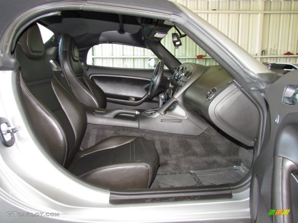 Ebony Interior 2009 Pontiac Solstice Roadster Photo #50448907