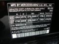 040: Black 2004 Mercedes-Benz ML 500 4Matic Color Code