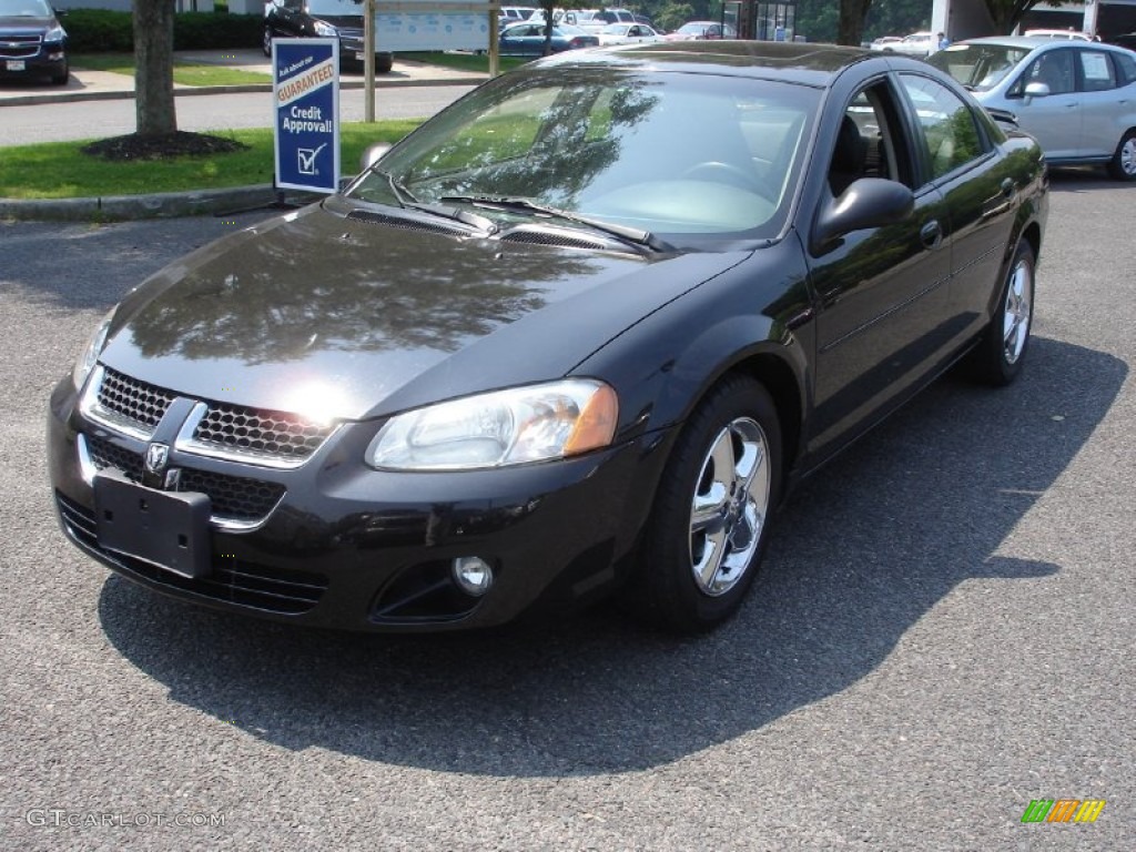 2006 Stratus SXT Sedan - Brilliant Black / Dark Slate Grey photo #1