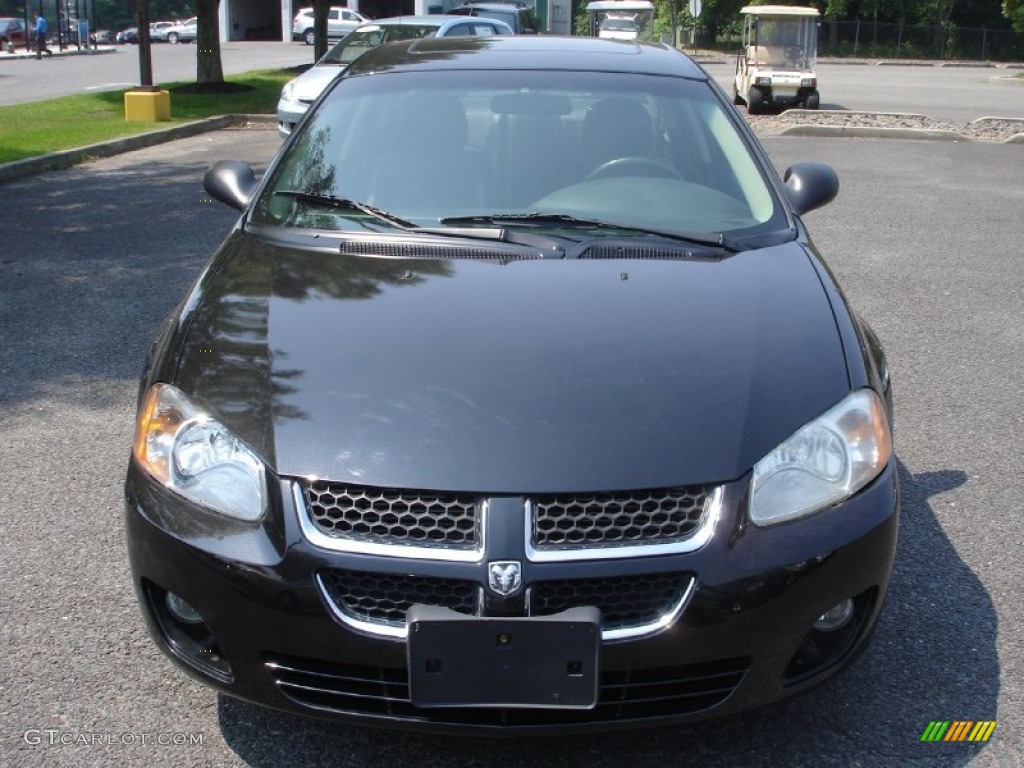 2006 Stratus SXT Sedan - Brilliant Black / Dark Slate Grey photo #2