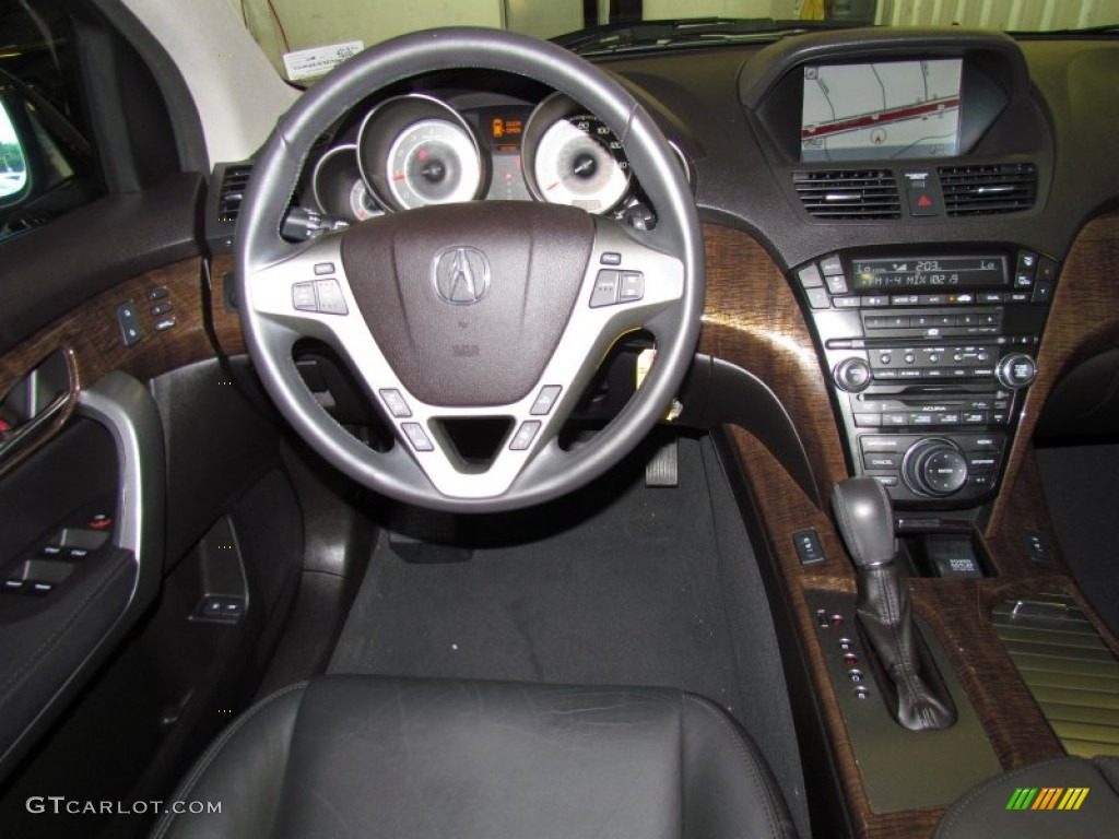 2010 Acura MDX Technology Ebony Dashboard Photo #50449275
