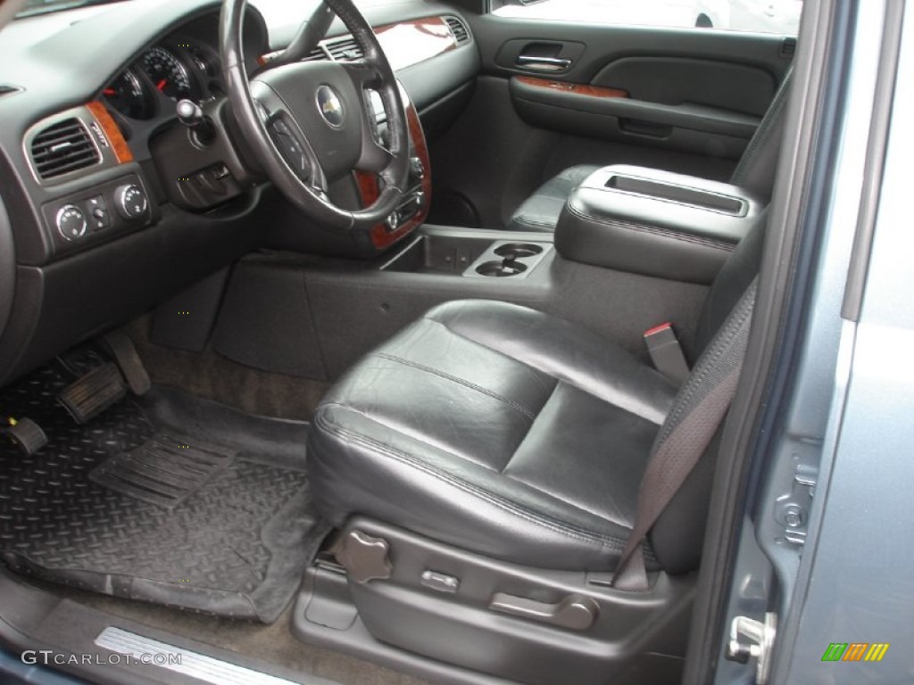 Ebony Interior 2008 Chevrolet Suburban 1500 LT 4x4 Photo #50449751